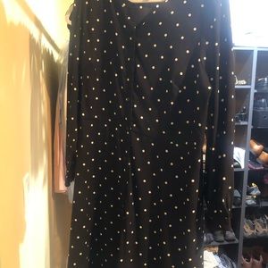 Loft polka dot shirt dress. Sz 16